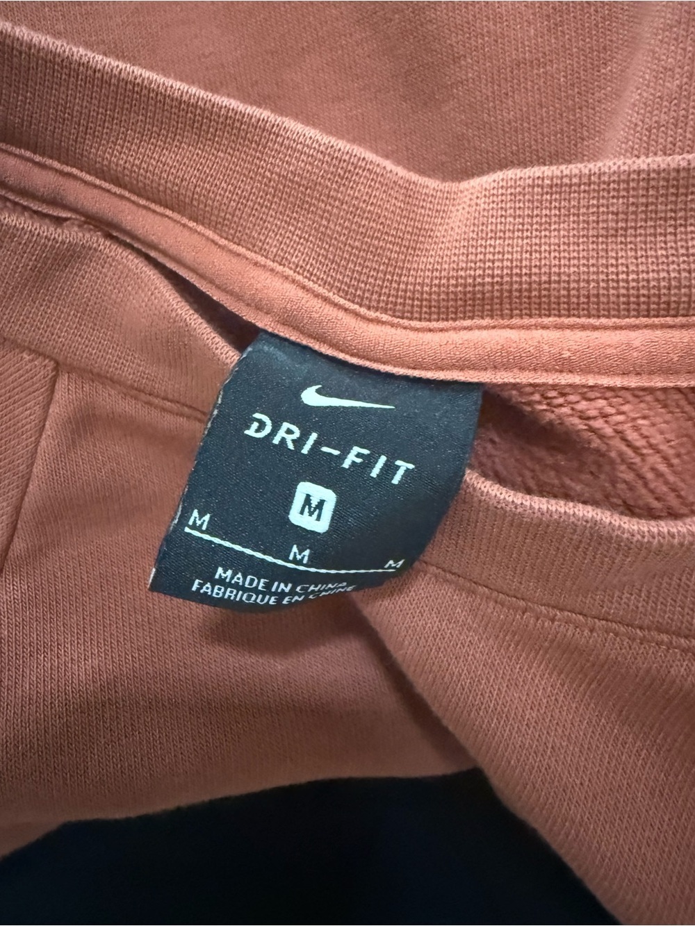 Nike Dri-FIT Rust Orange Pullover - Picture 7 of 7